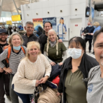 JFK airport- our first team heading to Ukraine war.